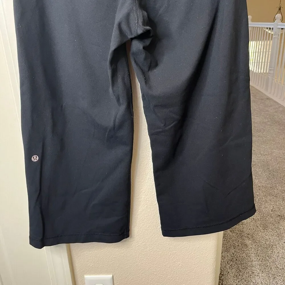 Lululemon Womens Bundle Size 6 Cropped  Pants-Black #389